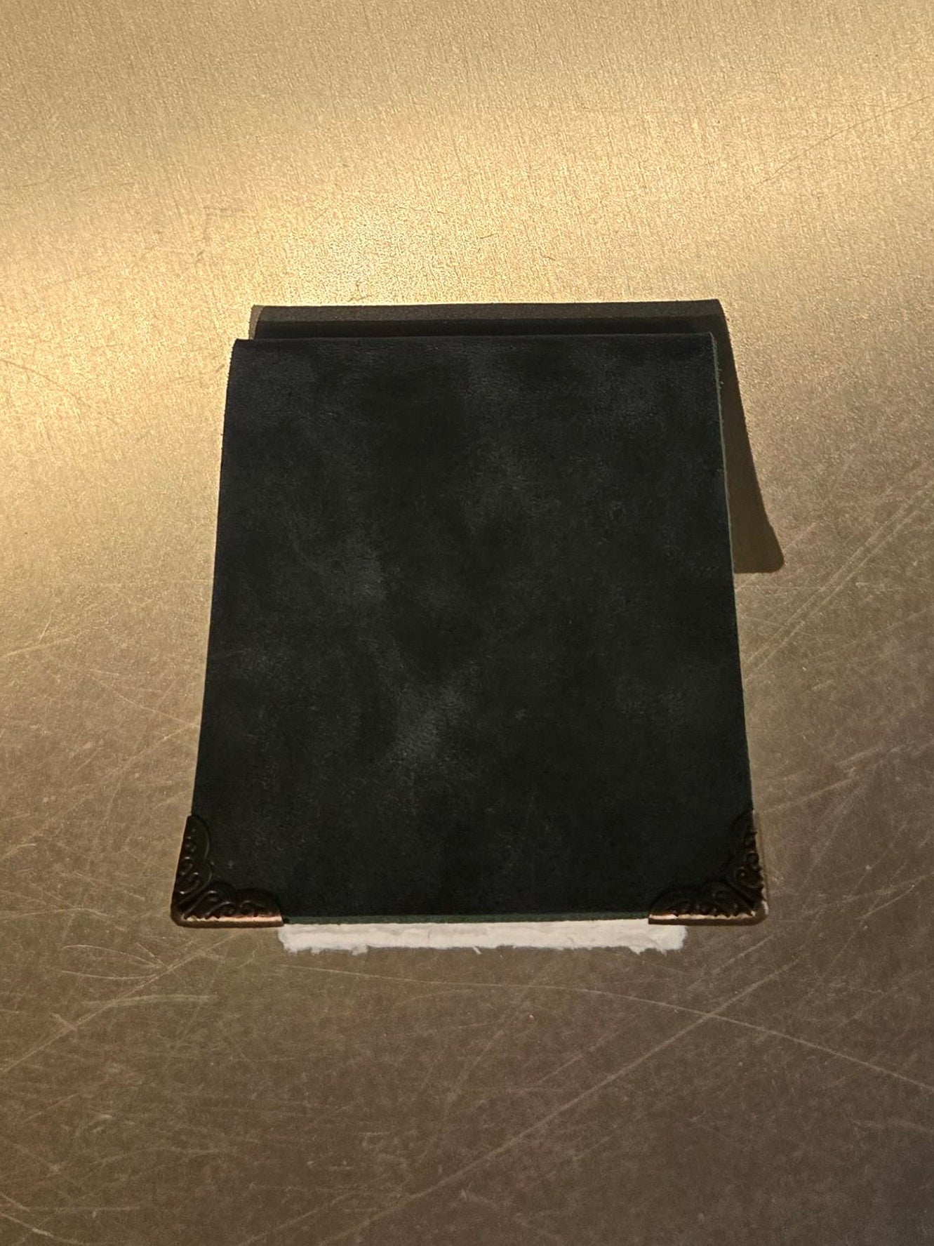 Dark Green Memo Book